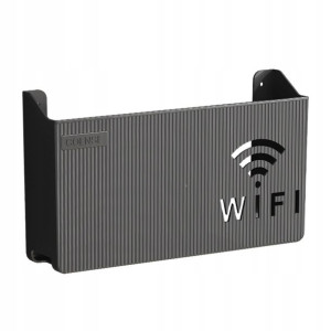 Uchwyt Ścienny Półka Na Router Wifi Switch Czarna