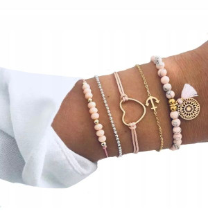 Zestaw Bransoletek Boho Retro Punk Charms 62