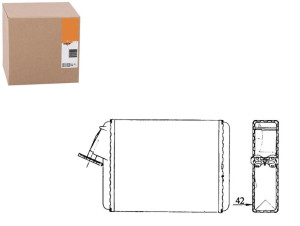 Nagrzewnica (175x200x42) Citroen C15 Visa 0.6-1.9d