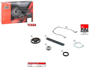 Zestaw Łańcucha Rozrządu Vw Ohv Fabia (99-08) 1.4