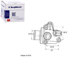 Termostat Mercedes 87c W168 A-klasa Vaneo 1,4-2,0