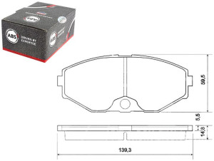 Klocki Hamulcowe Nissan Maxima Qx 00-06 A.b.s.
