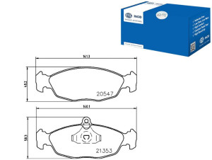 Klocki Hamulcowe Hella Pagid Ec11046948372 1104694