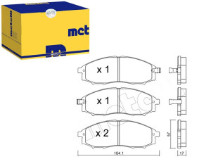 Klocki Hamulcowe Nissan Pick Up 01-07 Czuj Metelli