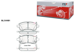 Klocki Hamulcowe Przód Mazda 2 07> Suzuki Swift 10