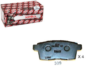 Klocki Hamulcowe Ashika L2y62643z L2y62648z Ehy426