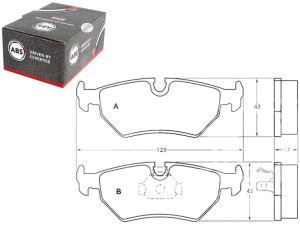 Klocki Hamulcowe Fiat Ulysse 94-02 Tył Z Czuj. A.b