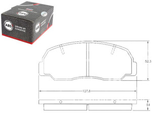 Klocki Hamulcowe Daihatsu Feroza 90-97 A.b.s.