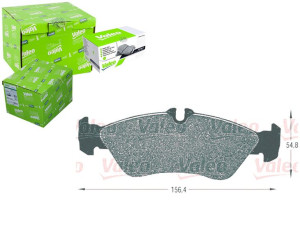 Klocki Hamulcowe Valeo 24204020 24206020 0