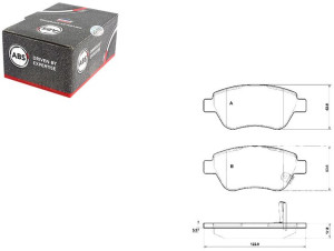 Klocki Hamulcowe Opel Corsa D 06- A.b.s.