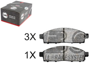 Klocki Hamulcowe Mitsubishi L200 06- 2.5di-d A.b.s