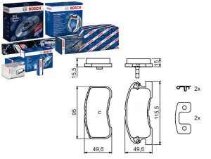Klocki Hamulcowe Daihatsu Move Sirion Yrv 1.0/1.3