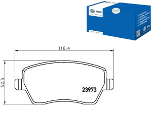 Klocki Hamulcowe Hella Pagid 410604775r 410608481r