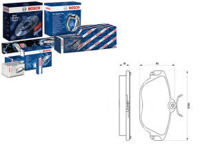 Klocki Hamulcowe Volvo Przód 940 960 Bosch