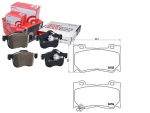 Klocki Hamulcowe Infiniti G 08- Brembo