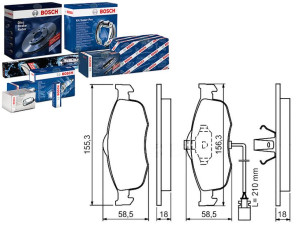 Klocki Hamulcowe Ford Cougar Mondeo I Mondeo Ii Sc