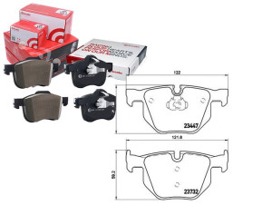 Klocki Hamulcowe Bmw X5 E70 07-13 Tył Brembo
