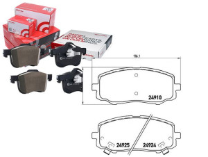 Klocki Hamulcowe Hyundai I20 08- Brembo