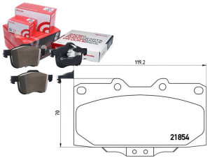 Klocki Hamulcowe Nissan 200sx 93-99 Przód Brembo