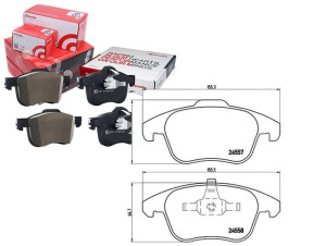 Klocki Hamulcowe Citroen C4 Picasso 06- Brembo