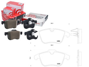 Klocki Hamulcowe Citroen C5 Iii 08- Przód Brembo