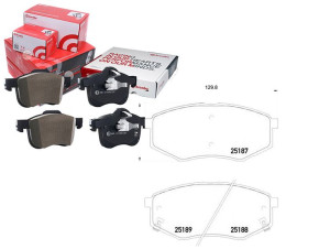 Klocki Hamulcowe Hyundai Ix20 10- Przód Brembo