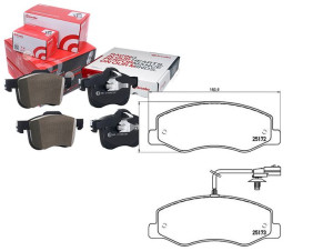 Klocki Hamulcowe Opel Movano 10- Tył Z Czuj Brembo