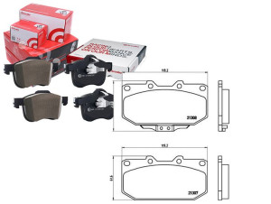 Klocki Hamulcowe Subaru Impreza 00-07 Brembo