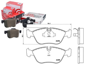 Klocki Hamulcowe Volvo 850 S70 V70 C70 Brembo