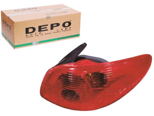 Lampa (kolor Kierunkowskazu Czerwony Kolor Szkła C