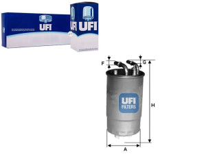 Filtr Paliwa Diesel Ufi