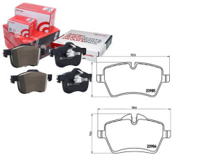 Klocki Hamulcowe Mini Cooper S 06- Przód Brembo