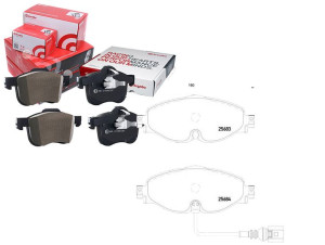 Klocki Hamulcowe Vw Golf Vii 12- Brembo