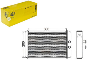 Nagrzewnica Fiat Ducato 99- Hella