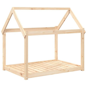 Legowisko dla psa, 111x80x100 cm, lite drewno sosnowe
