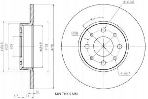 Tarcze Ham. 2szt Alfa T. Mito 08- Maxgear