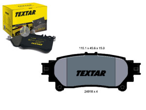 Klocki Hamulcowe Lexus Tył Rx 09- Textar