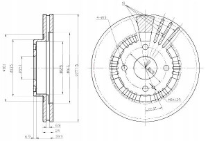 Tarcze Ham. 2szt Mazda P. 323 98- Maxgear