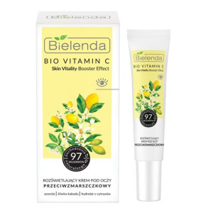 Bielenda Bio Vitamin C rozświetlający krem pod oczy przeciwzmarszczkowy 15m