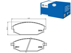 Klocki Hamulcowe Hella Pagid 58101m1a00 S2000100 S