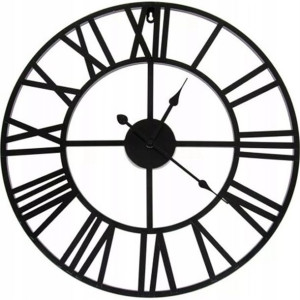Zegar Ścienny Retro Loft Rzymski 3d Vintage 50cm
