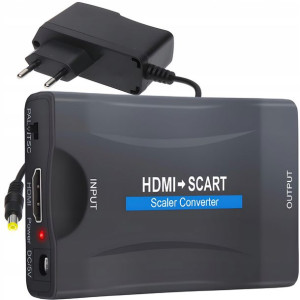 Adapter Konwerter Hdmi Do Na Scart Av Euro Full Hd