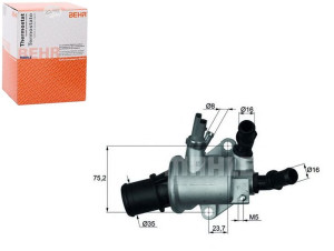 Termostat Opel 88c 1,9cdti Behr