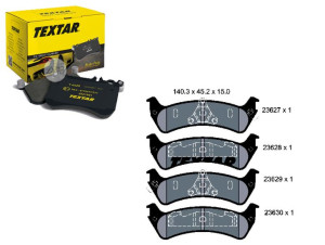 Klocki Hamulcowe Ford Tył Explorer 4,0-5,0 4wd 94-