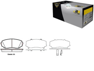 Klocki Hamulcowe Mazda Cx-7 Cx-9 17.5mm Wva24544 Z