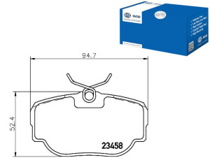 Klocki Hamulcowe Hella Pagid Sfp100470 Sfp100490 S