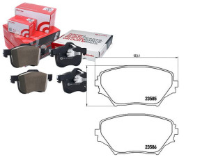 Klocki Hamulcowe Toyota Rav-4 00-05 Brembo