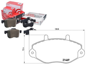 Klocki Hamulcowe Ford Transit 15 91-00 Brembo