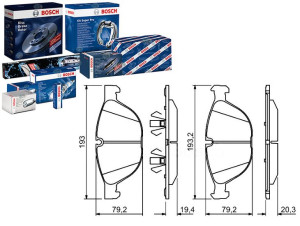 Klocki Hamulcowe Bmw Przód E70 E71 X5 X6 07- Bosch