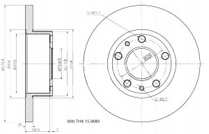 Tarcze Ham. 2szt Fiat P. Ducato 94- Maxgear
